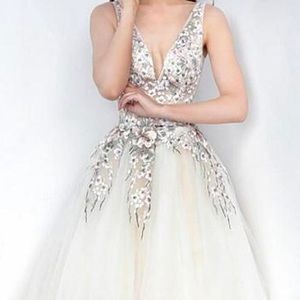 NEW Jovani Floral Ballgown Wedding Prom Dress
